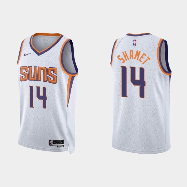 Phoenix Suns Landry Shamet #14 Association Edition White Jersey