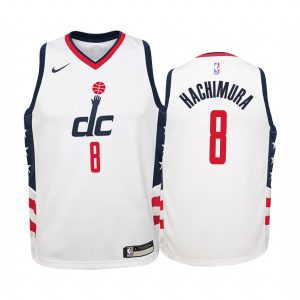 Rui Hachimura Washington Wizards White City 2019-20 Jersey - Youth