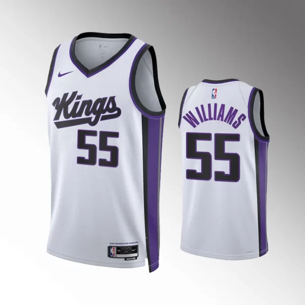 Sacramento Kings White Association Edition #55 Jason Williams 2023-24 Swingman Jersey