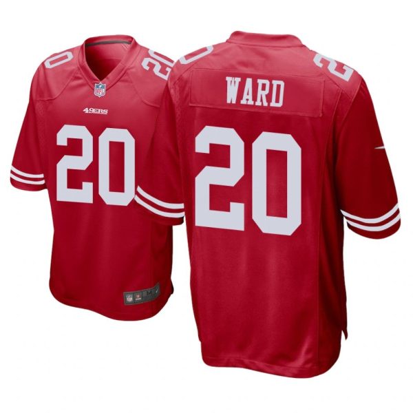 San Francisco 49ers #20 Scarlet Men Jimmie Ward Game Jersey