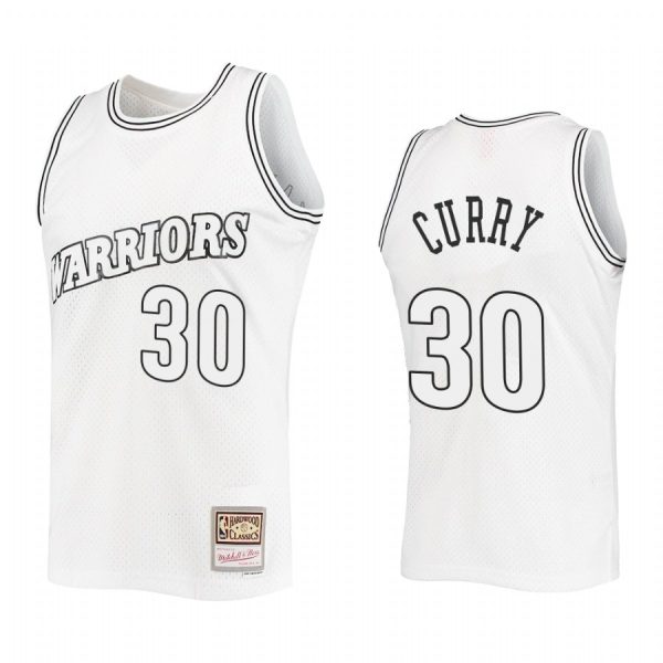 Stephen Curry #30 Golden State Warriors Outdated Classic Jersey White