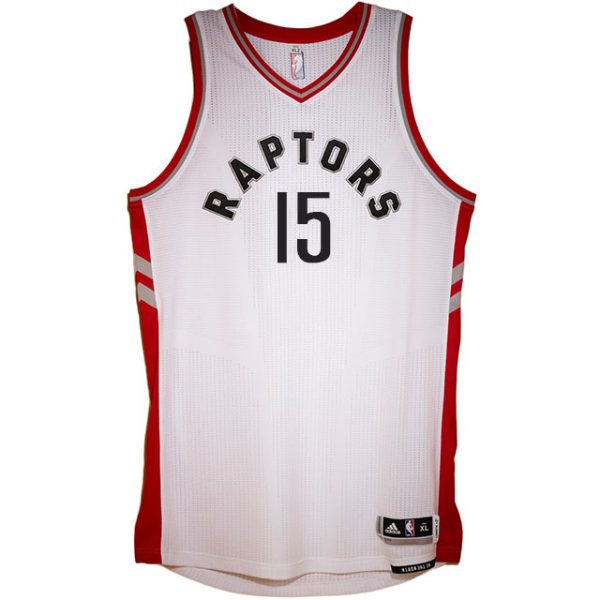Toronto Raptors #15 Vince Carter 2015-16 New Swingman Home White Jersey