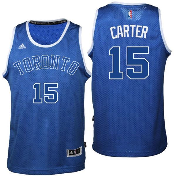 Toronto Raptors #15 Vince Carter Huskies 2016-17 Season New Alternates Blue Jersey