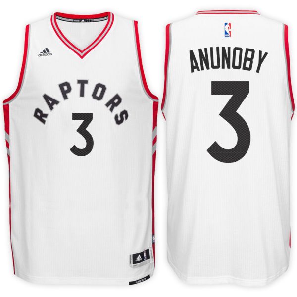 Toronto Raptors #3 OG Anunoby Home White New Swingman Jersey