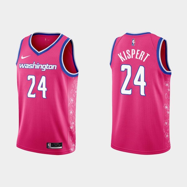 Washington Wizards #24 Corey Kispert 2022-23 Cherry Blossom City Pink Jersey