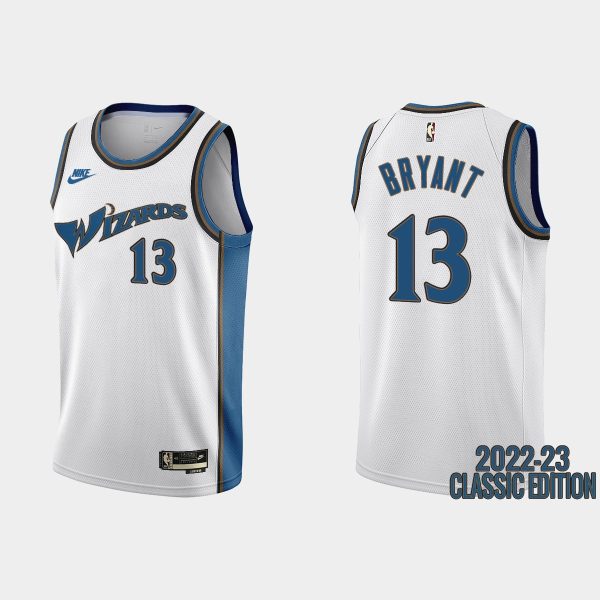 Washington Wizards Thomas Bryant #13 2022-23 Classic Edition White Jersey