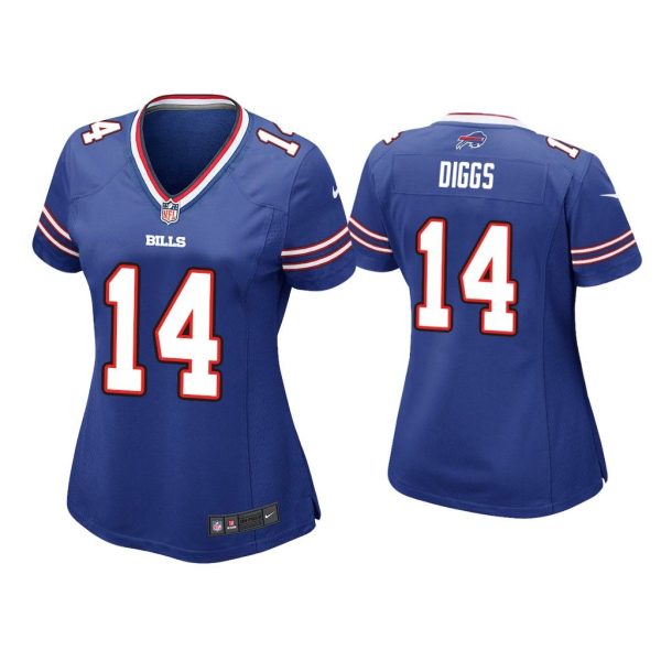 Women Stefon Diggs Buffalo Bills Royal Game Jersey