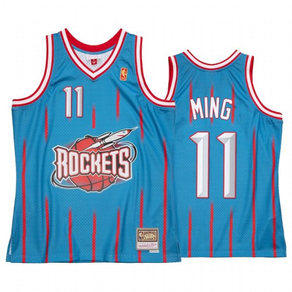 Yao Ming #11 Houston Rockets Reload 2.0 Jersey Blue