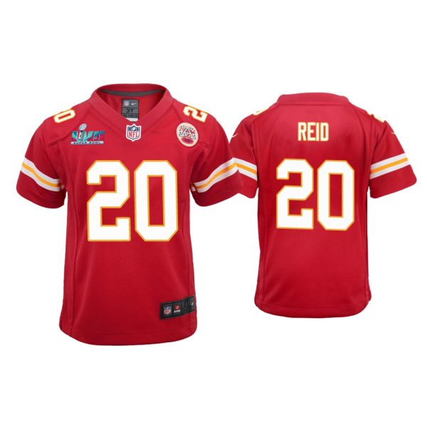 Youth Justin Reid Kansas City Chiefs Super Bowl LVII Red Game Jersey