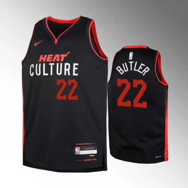 Miami Heat #22 Jimmy Butler 2023-24 City Edition Swingman Black Jersey