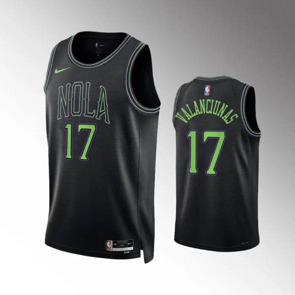 Naji Marshall #8 Swingman New Orleans Pelicans 2023-24 City Edition Jersey - Black