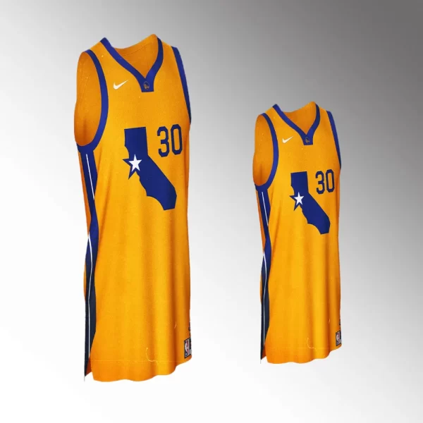 Stephen Curry #30 Concept Series Golden State Warriors 2023-24 City Edition Jersey - Yellow
