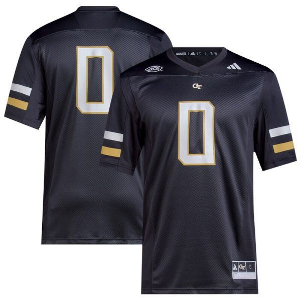 #0 Georgia Tech Yellow Jackets 2023 Premier Jersey - Black
