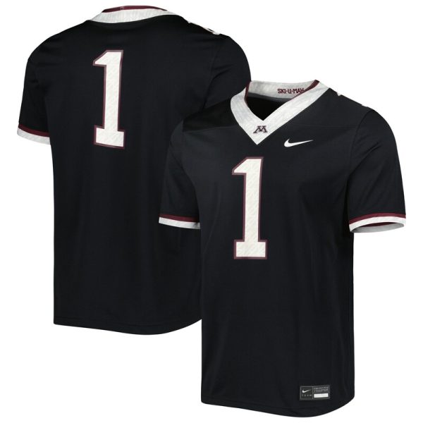 #1 Minnesota Golden Gophers Untouchable Football Jersey - Black