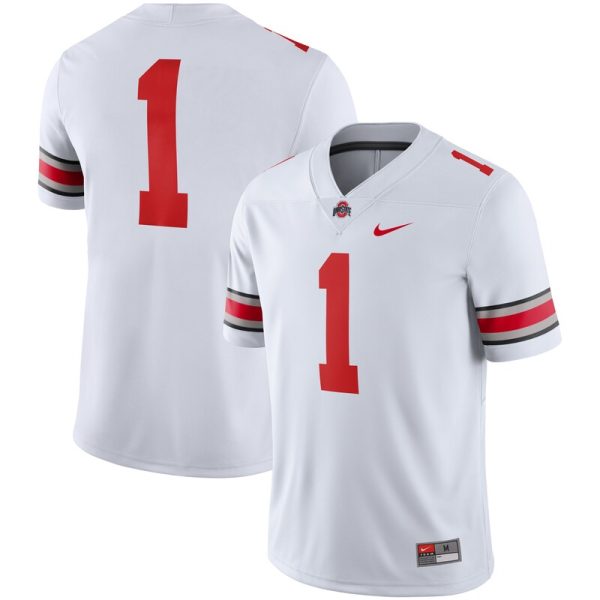 #1 Ohio State Buckeyes Game Jersey - White