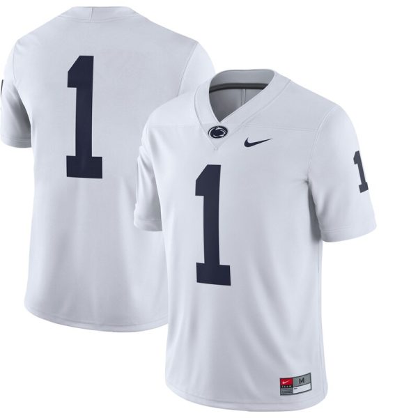 #1 Penn State Nittany Lions Game Player Jersey - White