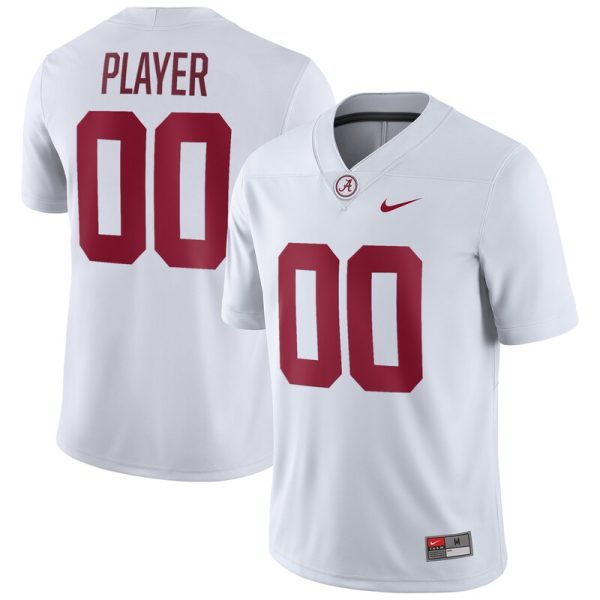 Alabama Crimson Tide Pick-A-Player NIL Replica Football Jersey - White