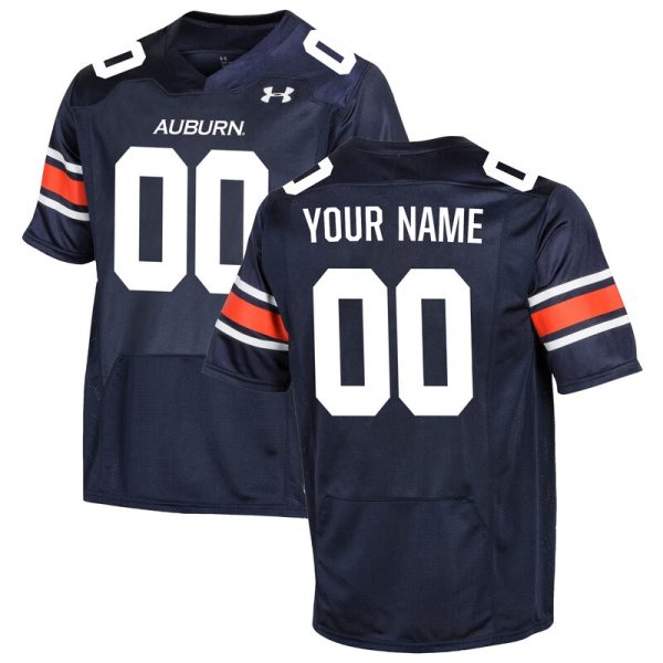Auburn Tigers Replica Custom Jersey - Navy