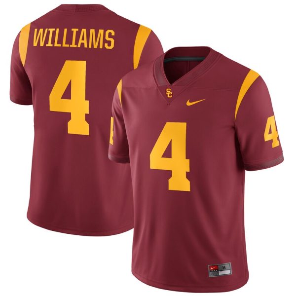 Mario Williams USC Trojans NIL Replica Football Jersey - Cardinal