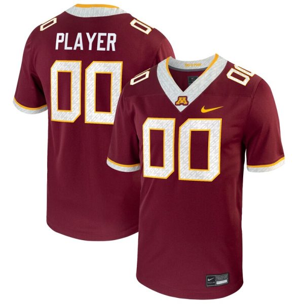 Minnesota Golden Gophers Pick-A-Player NIL Replica Football Jersey - Maroon
