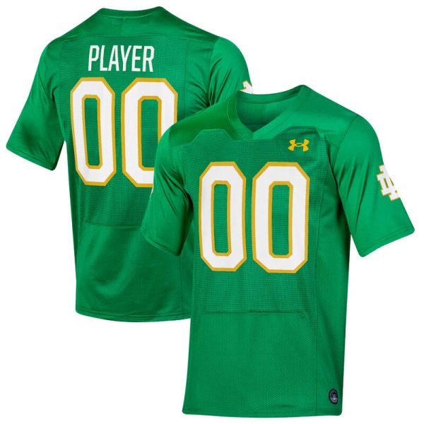 Notre Dame Fighting Irish NIL Pick-A-Player Replica Football Jersey - Kelly Green