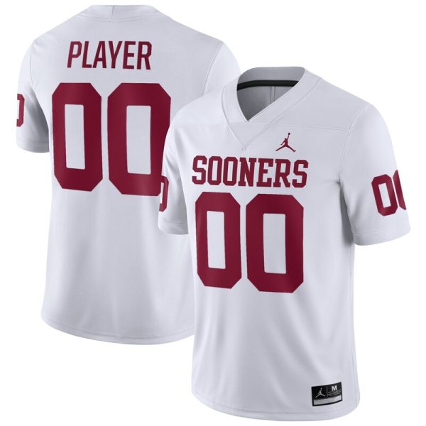 Oklahoma Sooners Pick-A-Player NIL Replica Football Jersey - White