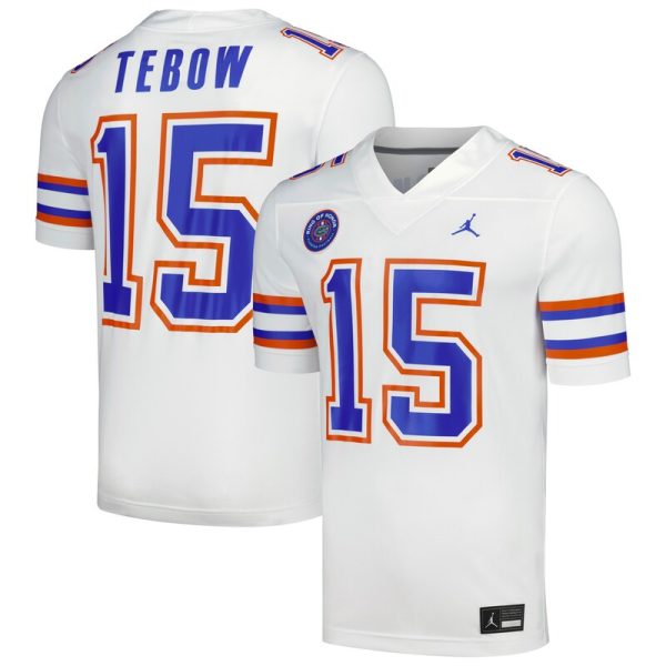 Tim Tebow Florida Gators Ring of Honor Untouchable Replica Jersey - White