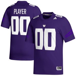 Washington Huskies Pick-A-Player NIL Replica Football Jersey - Purple