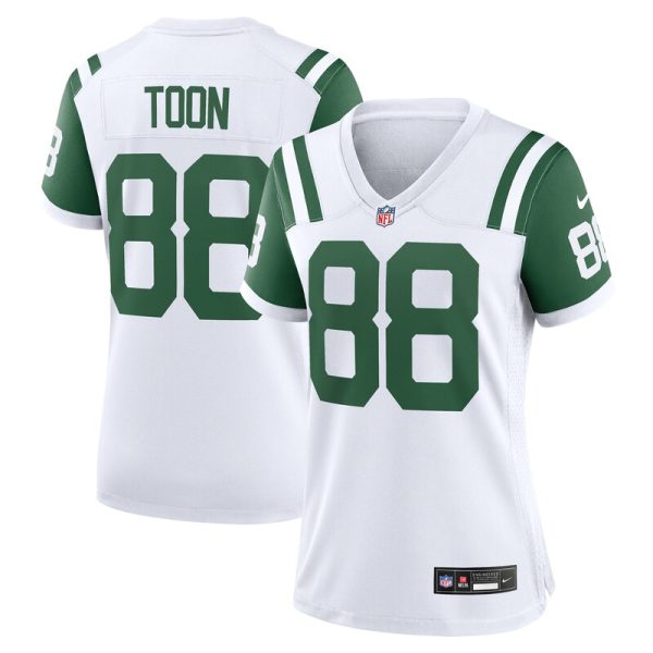 Al Toon New York Jets Women's Classic Alternate Retired Player Game Jersey - White