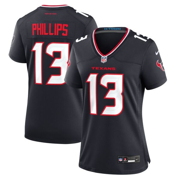 DelShawn Phillips Houston Texans Women's Team Game Jersey - Navy