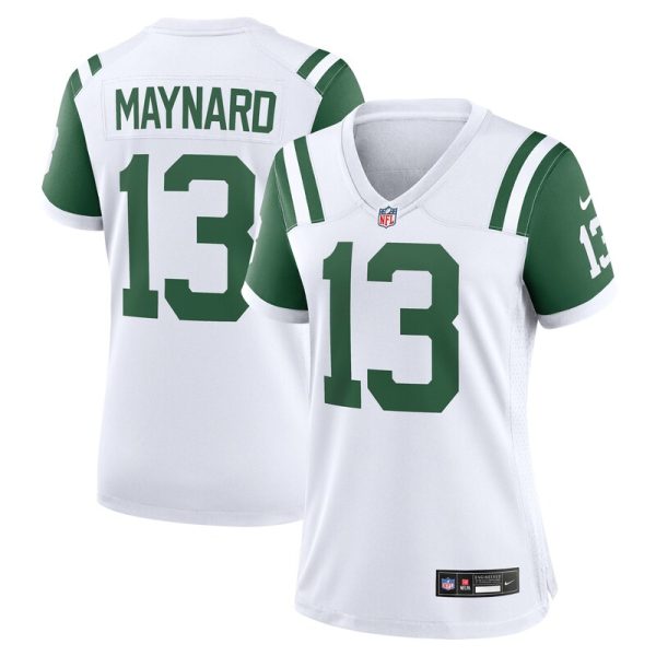 Don Maynard New York Jets Women's Classic Alternate Retired Player Game Jersey - White