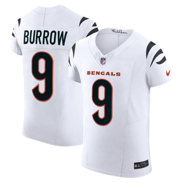 Joe Burrow Cincinnati Bengals Vapor F.U.S.E. Elite Jersey - White