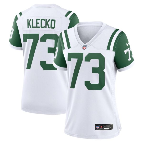 Joe Klecko New York Jets Women's Classic Alternate Retired Player Game Jersey - White