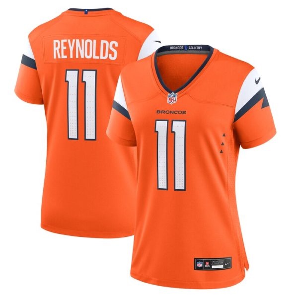 Josh Reynolds Denver Broncos Women's Game Jersey - Orange