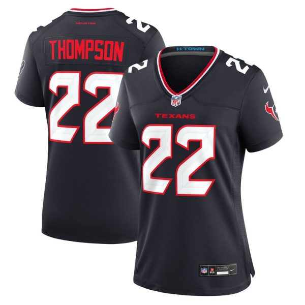 Josh Thompson Houston Texans Women's Team Game Jersey - Navy
