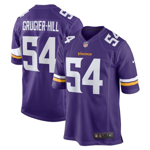 Kamu Grugier-Hill Minnesota Vikings Game Jersey - Purple