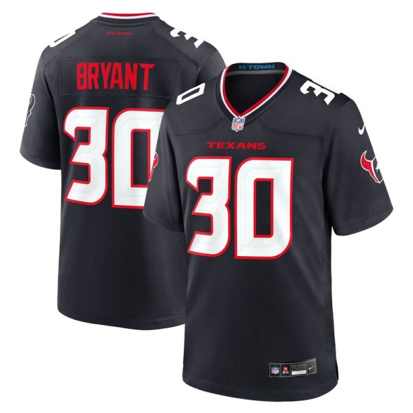 Myles Bryant Houston Texans Team Game Jersey - Navy