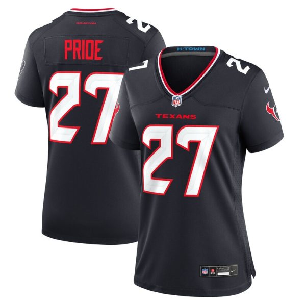 Troy Pride Houston Texans Women's Team Game Jersey - Navy