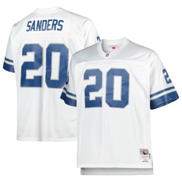 Barry Sanders Detroit Lions Mitchell & Ness 1996 Retired Player Replica Jersey - White