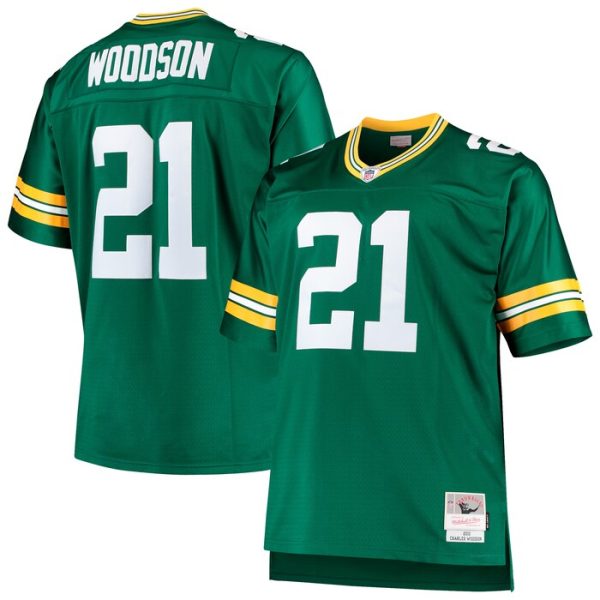 Charles Woodson Green Bay Packers Mitchell & Ness 2010 Retired Player Replica Jersey - Green