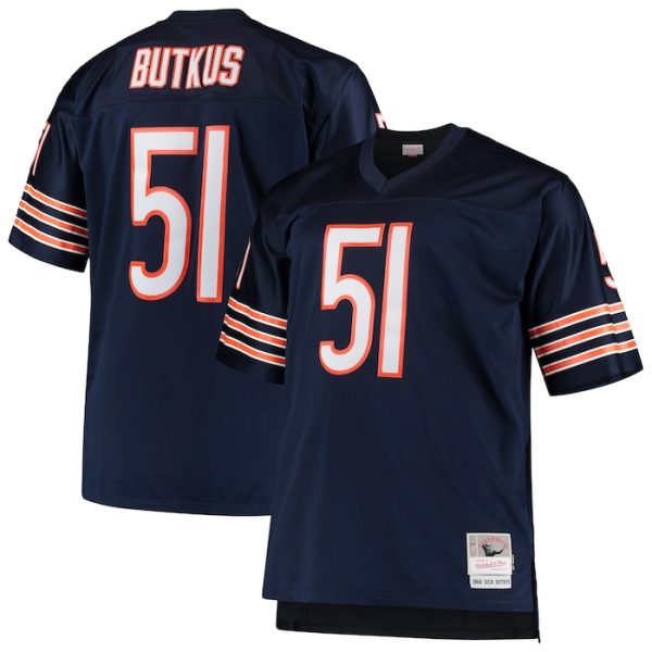 Dick Butkus Chicago Bears Mitchell & Ness 1966 Retired Player Replica Jersey - Navy