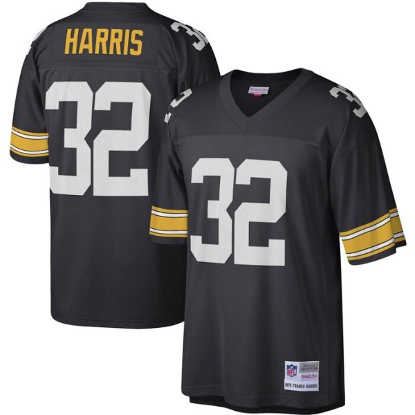 Franco Harris Pittsburgh Steelers Mitchell & Ness Legacy Replica Jersey - Black