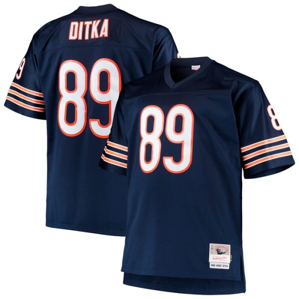Mike Ditka Chicago Bears Mitchell & Ness 1966 Retired Player Replica Jersey - Navy