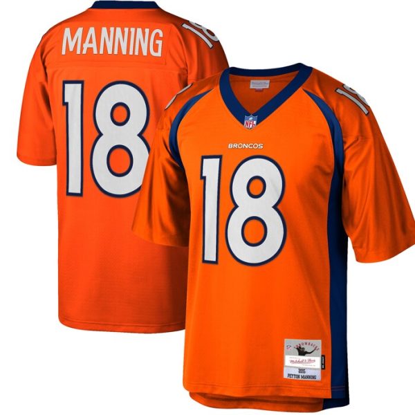 Peyton Manning Denver Broncos Mitchell & Ness 2015 Retired Player Replica Jersey - Orange