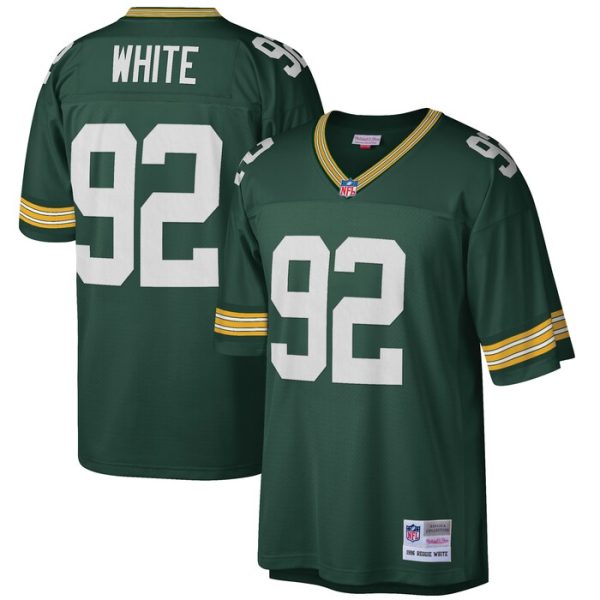 Reggie White Green Bay Packers Mitchell & Ness 1996 Retired Player Replica Jersey - Green