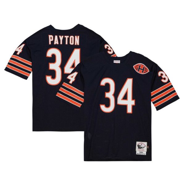 Walter Payton Chicago Bears 1983 Mitchell & Ness Throwback Retired Player Jersey - Navy