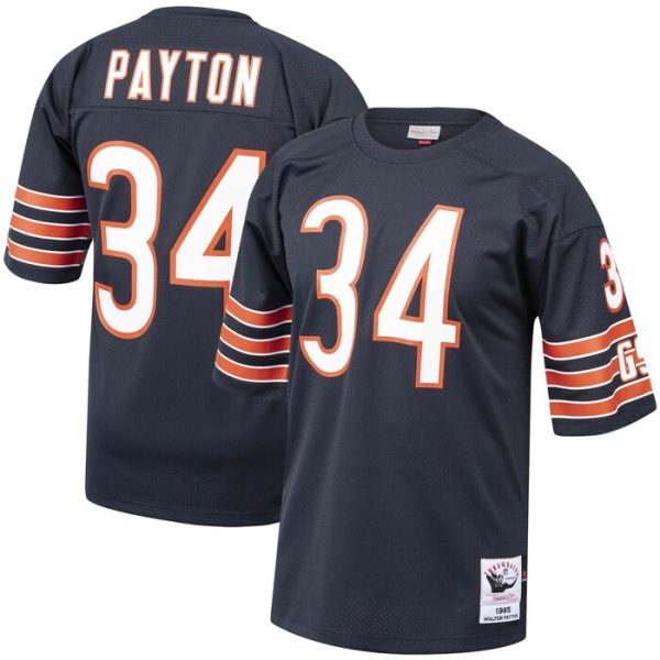 Walter Payton Chicago Bears 1985 Mitchell & Ness Throwback Retired Player Jersey - Navy
