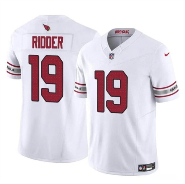Youth Arizona Cardinals #19 Desmond Ridder White 2023 F.U.S.E. Vapor Untouchable Limited Stitched Jersey