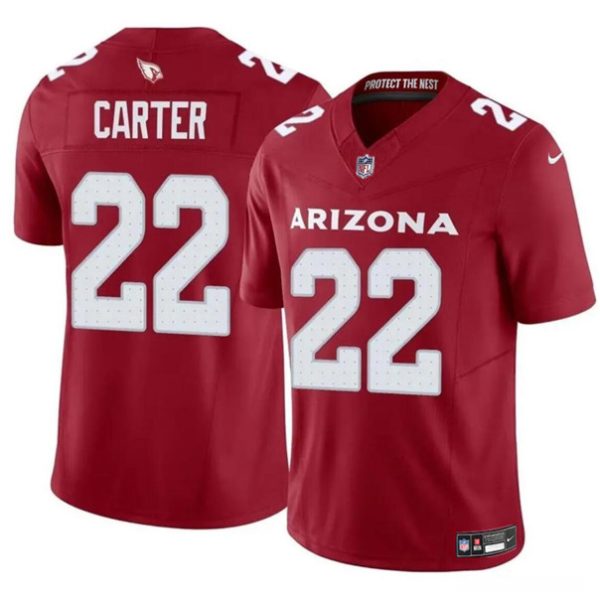 Youth Arizona Cardinals #22 Michael Carter Red 2023 F.U.S.E Vapor Untouchable Limited Stitched Jersey