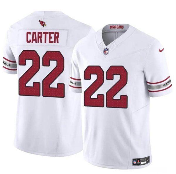 Youth Arizona Cardinals #22 Michael Carter White 2024 F.U.S.E. Vapor Untouchable Limited Stitched Jersey